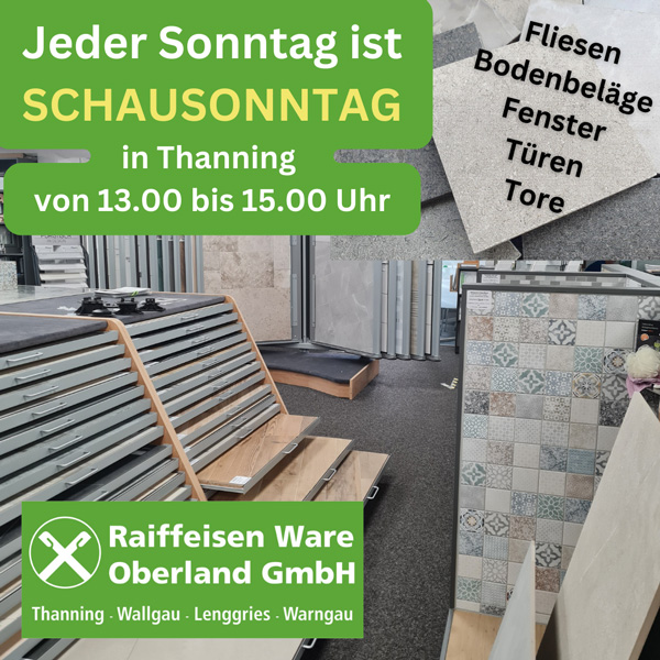thanning schausonntag